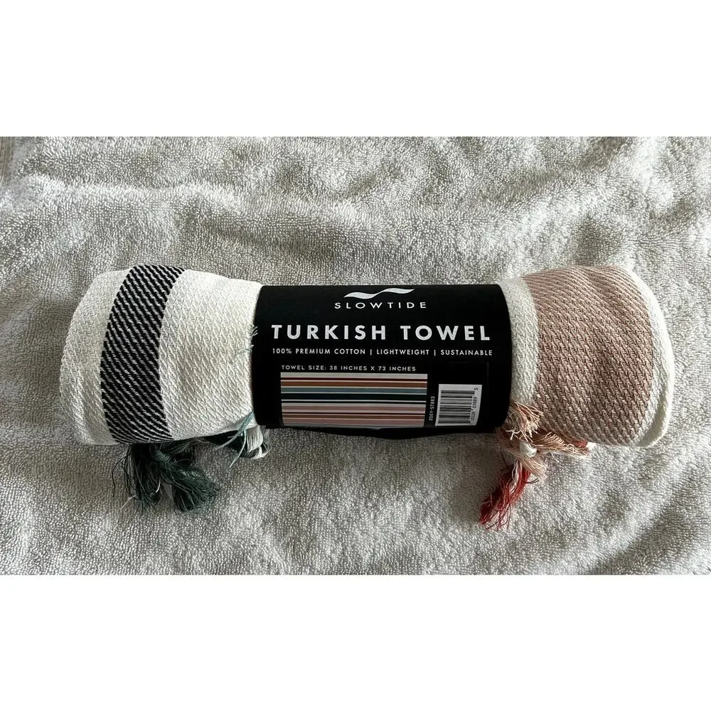 Slowtide Turkish Towel - Beach towel, Zoey colorway